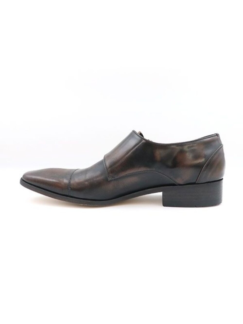 Louis Vuitton Double Monk Strap Shoes Business Size 8 Leather - Picture 5 of 11